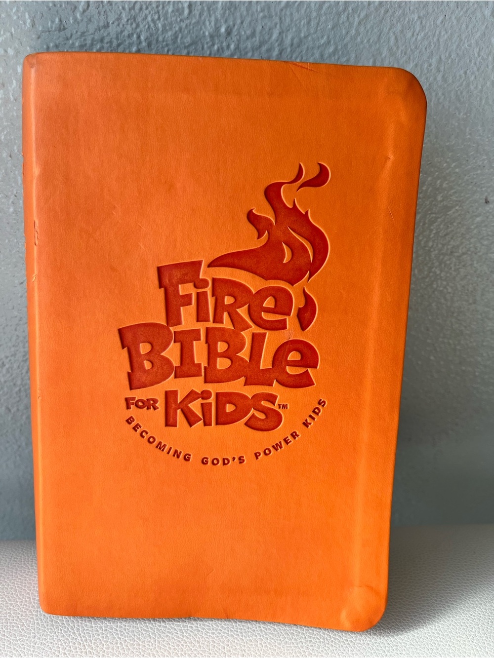 Fire Bible for Kids - Bright Orange Kids Bible